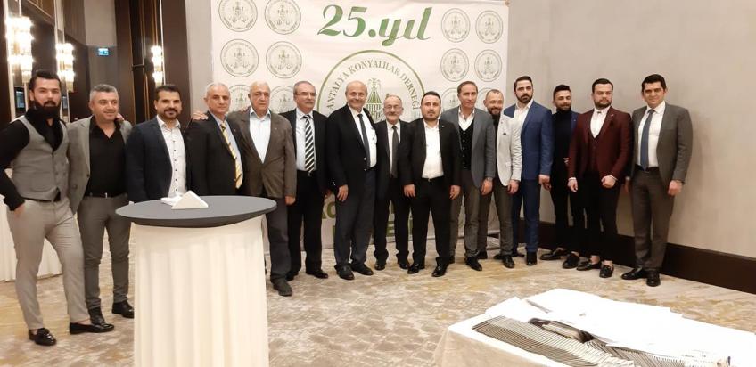 Antalya Konyalılar Derneği Kurucu Başkanı KONFED Antalya Temsilcisi Celalettin Kıyıcı'nın daveti ile derneğin 26. kuruluş galasına katıldık.